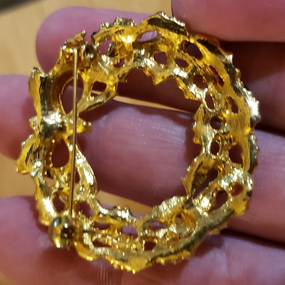 Vintage Jewelry Lot Of Christmas Brooches 2 Gerrys Kc Stamped 1